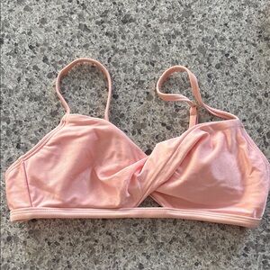Shiny Light Pink Target Swim